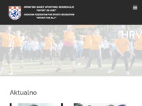 Frontpage screenshot for site: Hrvatski savez sportske rekreacije (http://www.hssr.hr/)
