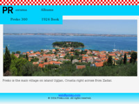 Frontpage screenshot for site: Preko, otok Ugljan (http://www.preko.com)