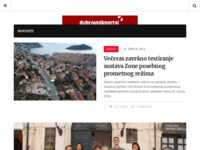 Frontpage screenshot for site: Dubrovnik News (http://www.dubrovnikportal.com/)