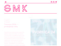 Frontpage screenshot for site: Galerija Miroslav Kraljević (http://www.g-mk.hr)