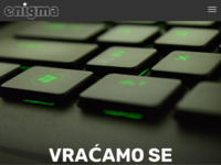 Slika naslovnice sjedišta: Enigma Software Krk (http://www.enigmasoft.hr)