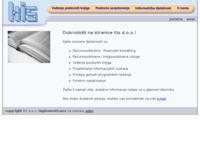 Frontpage screenshot for site: KIS d.o.o., Knjigovodstveno-informatički servis (http://www.kis.hr/)