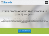 Frontpage screenshot for site: Shimoda - Internet usluge (http://www.shimoda.hr)