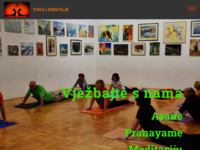 Frontpage screenshot for site: (http://www.yogaizdravlje.hr/)