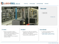 Frontpage screenshot for site: Libratel d.o.o. Zagreb (http://www.libratel.hr/)