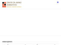Frontpage screenshot for site: Zavod za javno zdravstvo Šibensko - Kninske županije (http://www.zzjz-sibenik.hr)