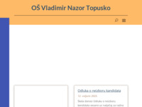 Frontpage screenshot for site: Osnovna škola Vladimir Nazor - Topusko (http://os-vnazor-topusko.skole.hr/)