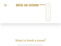 Frontpage screenshot for site: (http://www.hotel-sanantonio.com)