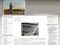 Frontpage screenshot for site: Geodetska tehnička škola (http://www.geoskola.hr)