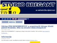 Frontpage screenshot for site: Studio Bregant d.o.o. (http://www.studio-bregant.hr)