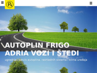 Frontpage screenshot for site: (http://www.frigoadria.hr)