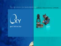 Frontpage screenshot for site: Poliklinika za baromedicinu Oxy (http://www.oxy.hr/)