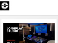 Frontpage screenshot for site: (http://www.longplay-studio.com)