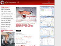 Frontpage screenshot for site: inFarkturiranje 1.0 (http://www.fakturiranje.biz/)