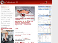 Frontpage screenshot for site: inFarkturiranje 1.0 (http://www.fakturiranje.biz/)