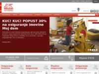 Frontpage screenshot for site: (http://www.generali.hr/)