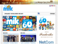 Frontpage screenshot for site: (http://www.festivalmik.com)