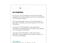 Frontpage screenshot for site: (http://homepage.hispeed.ch/poljica)