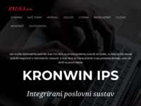 Frontpage screenshot for site: (http://www.kronwin.hr)