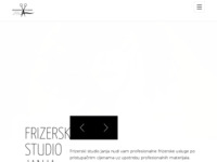 Frontpage screenshot for site: (http://www.frizerski-studio.com/)