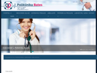 Frontpage screenshot for site: Poliklinika Bates (http://www.poliklinika-bates.hr/)