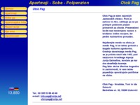 Frontpage screenshot for site: Apartmani i sobe Ida, otok Pag (http://users.volja.net/otok-pag/)