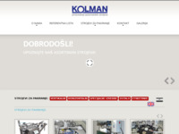 Frontpage screenshot for site: Kolman d.o.o. (http://www.kolman.hr/)