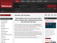 Frontpage screenshot for site: Španja, d.o.o. Vodice (http://www.spanja.com/)