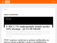 Frontpage screenshot for site: Otok Rab (http://otok-rab.info/)