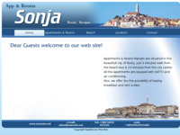 Frontpage screenshot for site: Private accomodation Maruzin, Rovinj (http://www.maruzin.net/)