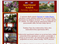 Frontpage screenshot for site: (http://www.apartmani-nada.com/)