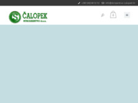 Frontpage screenshot for site: Strojarstvo Čalopek - proizvodnja poljoprivredne mehanizacije (http://www.strojarstvo-calopek.hr)