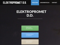 Frontpage screenshot for site: Elektropromet d.d. (http://www.elektropromet.hr/)