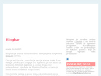 Frontpage screenshot for site: Blogbar alatna traka (http://blogbar.blog.hr)