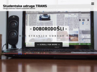 Frontpage screenshot for site: Trans (http://www.fpz.hr/trans)