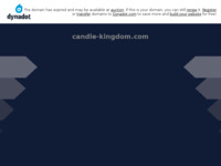 Frontpage screenshot for site: (http://www.candle-kingdom.com/)