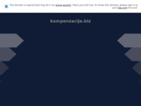 Frontpage screenshot for site: (http://www.kompenzacije.biz/)