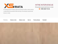 Frontpage screenshot for site: XS - Protuprovalna vrata (http://www.protuprovalna-vrata.com/)