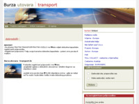 Frontpage screenshot for site: Burza utovara (http://www.transport.hr)