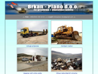 Frontpage screenshot for site: Brkan-Plano d.o.o. za građenje i ekološku zaštitu (http://www.brkan-plano.hr)