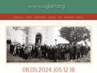 Frontpage screenshot for site: (http://www.ugljan.org/)