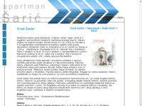 Frontpage screenshot for site: Apartman Šarić - Zadar (http://www.apartmanisaric.tk/)