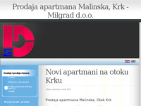 Frontpage screenshot for site: Milgrad d.o.o. (http://www.milgrad.hr)