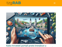 Frontpage screenshot for site: Turistička zajednica grada Raba (http://www.tzg-rab.hr/)