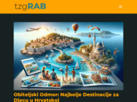 Frontpage screenshot for site: Turistička zajednica grada Raba (http://www.tzg-rab.hr/)