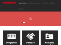 Frontpage screenshot for site: (http://www.mamm.hr/)