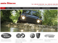 Frontpage screenshot for site: (http://www.autofitness.hr)