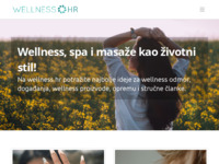 Frontpage screenshot for site: Wellness portal (http://www.wellness.hr)