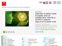 Frontpage screenshot for site: Državni zavod za intelektualno vlasništvo (http://www.dziv.hr/)