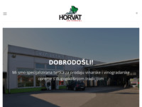 Frontpage screenshot for site: Horvat univerzal, Varaždin (http://www.vinarska-oprema.com/)